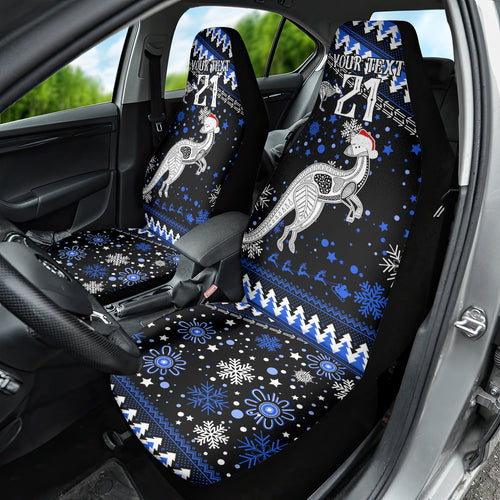 custom-north-kangaroos-football-car-seat-cover-roos-christmas-vibe-2023