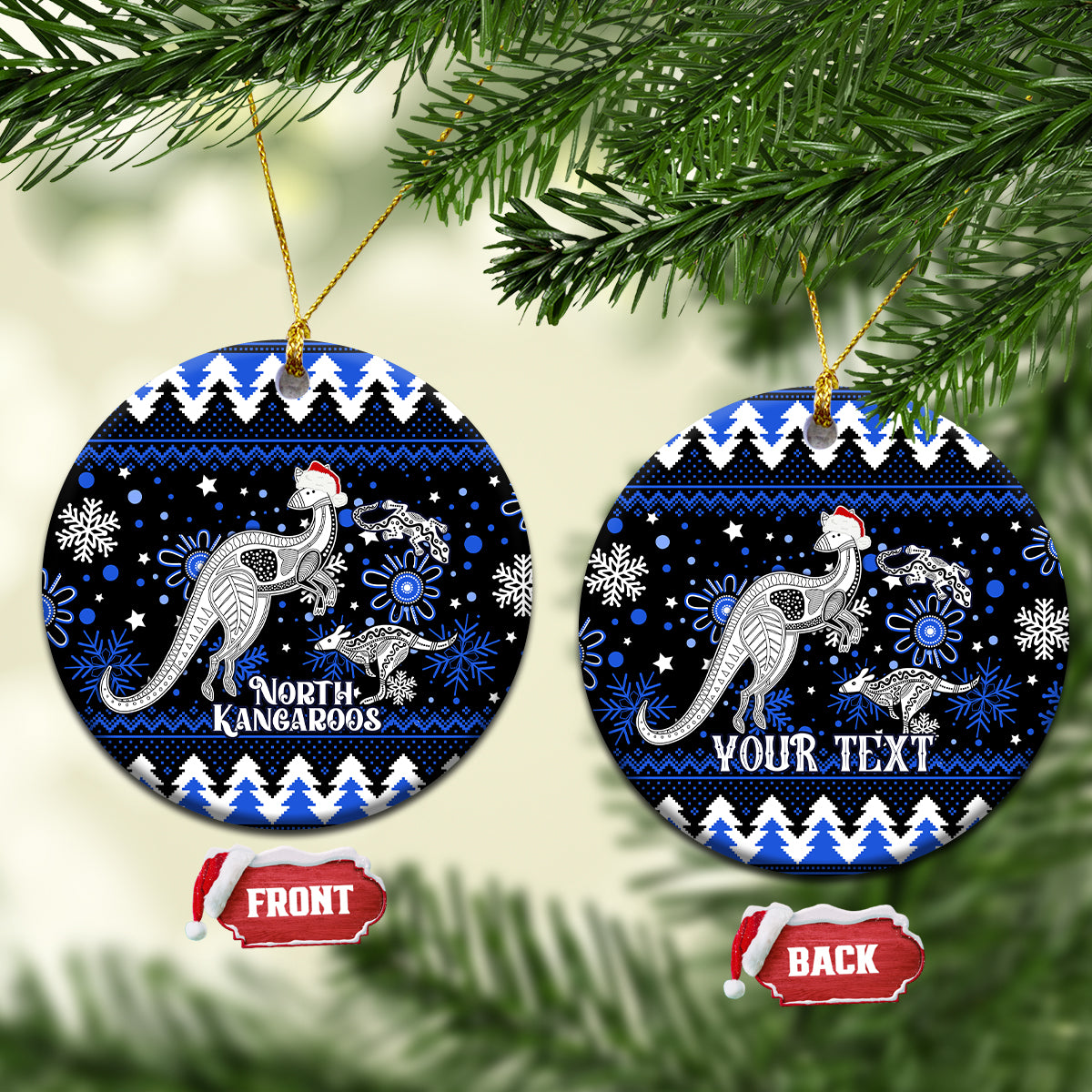 custom-north-kangaroos-football-ceramic-ornament-roos-christmas-vibe-2023