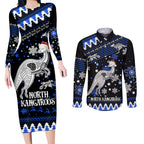 custom-north-kangaroos-football-couples-matching-long-sleeve-bodycon-dress-and-long-sleeve-button-shirt-roos-christmas-vibe-2023