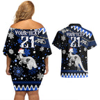 custom-north-kangaroos-football-couples-matching-off-shoulder-short-dress-and-hawaiian-shirt-roos-christmas-vibe-2023