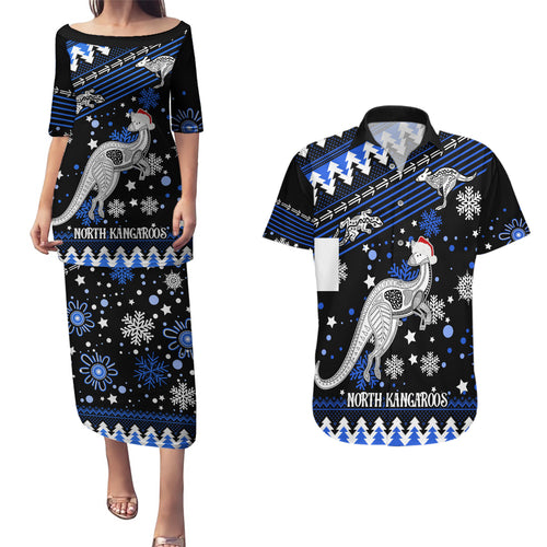 custom-north-kangaroos-football-couples-matching-puletasi-dress-and-hawaiian-shirt-roos-christmas-vibe-2023