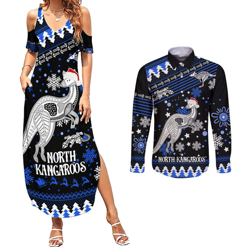 custom-north-kangaroos-football-couples-matching-summer-maxi-dress-and-long-sleeve-button-shirt-roos-christmas-vibe-2023