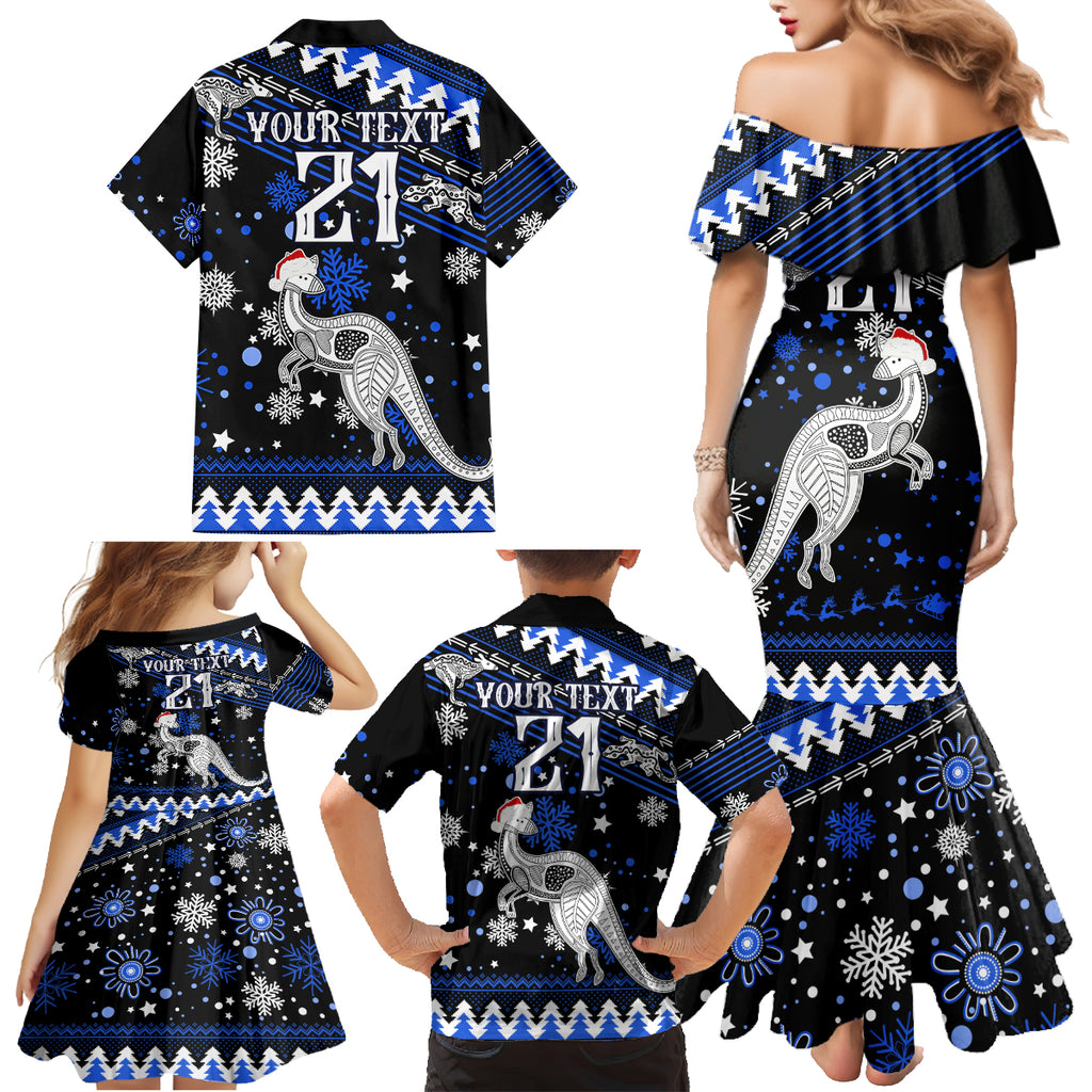 custom-north-kangaroos-football-family-matching-mermaid-dress-and-hawaiian-shirt-roos-christmas-vibe-2023