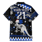 custom-north-kangaroos-football-family-matching-mermaid-dress-and-hawaiian-shirt-roos-christmas-vibe-2023