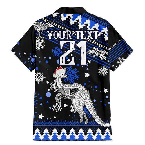 custom-north-kangaroos-football-family-matching-mermaid-dress-and-hawaiian-shirt-roos-christmas-vibe-2023