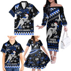 custom-north-kangaroos-football-family-matching-off-shoulder-long-sleeve-dress-and-hawaiian-shirt-roos-christmas-vibe-2023
