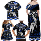 custom-north-kangaroos-football-family-matching-off-shoulder-maxi-dress-and-hawaiian-shirt-roos-christmas-vibe-2023