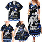 custom-north-kangaroos-football-family-matching-summer-maxi-dress-and-hawaiian-shirt-roos-christmas-vibe-2023