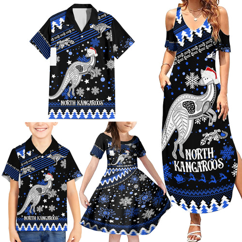 custom-north-kangaroos-football-family-matching-summer-maxi-dress-and-hawaiian-shirt-roos-christmas-vibe-2023
