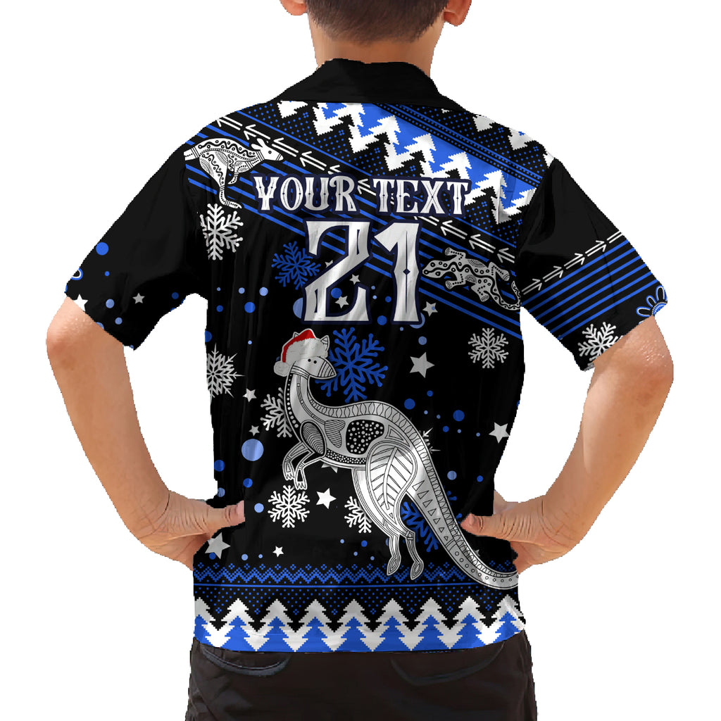 custom-north-kangaroos-football-family-matching-tank-maxi-dress-and-hawaiian-shirt-roos-christmas-vibe-2023