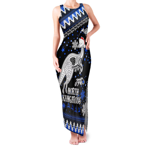 custom-north-kangaroos-football-family-matching-tank-maxi-dress-and-hawaiian-shirt-roos-christmas-vibe-2023