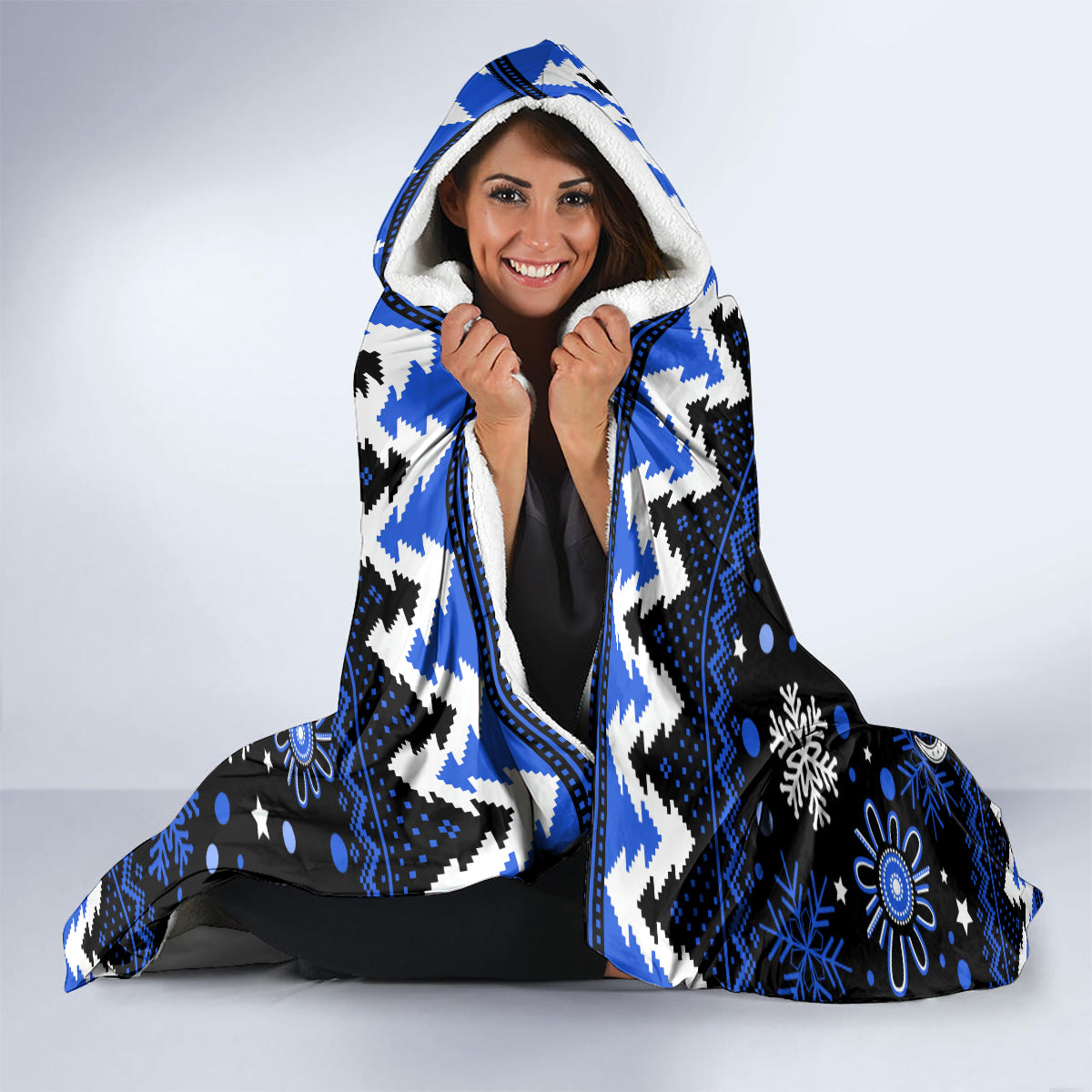 custom-north-kangaroos-football-hooded-blanket-roos-christmas-vibe-2023