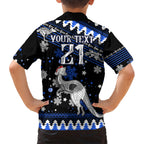 custom-north-kangaroos-football-kid-hawaiian-shirt-roos-christmas-vibe-2023