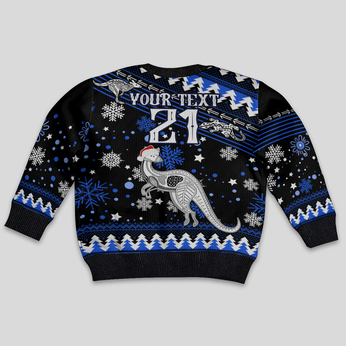 custom-north-kangaroos-football-kid-ugly-christmas-sweater-roos-christmas-vibe-2023