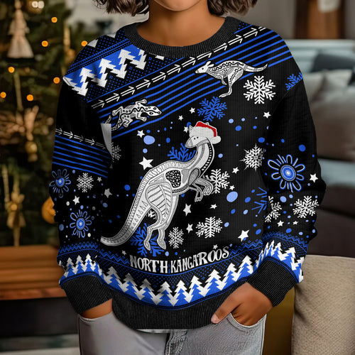 custom-north-kangaroos-football-kid-ugly-christmas-sweater-roos-christmas-vibe-2023