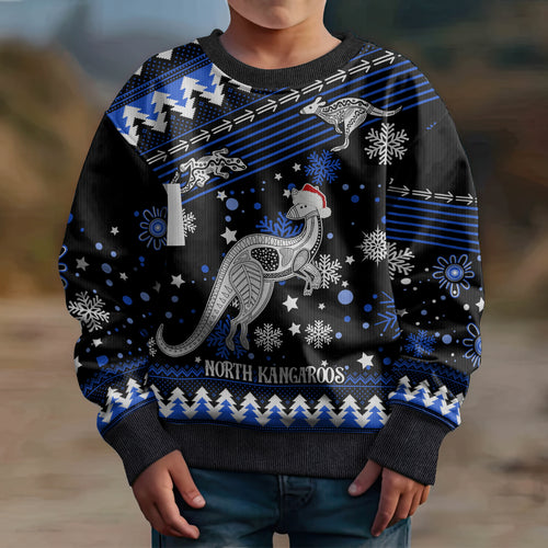 custom-north-kangaroos-football-kid-ugly-christmas-sweater-roos-christmas-vibe-2023