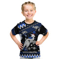 custom-north-kangaroos-football-kid-t-shirt-roos-christmas-vibe-2023