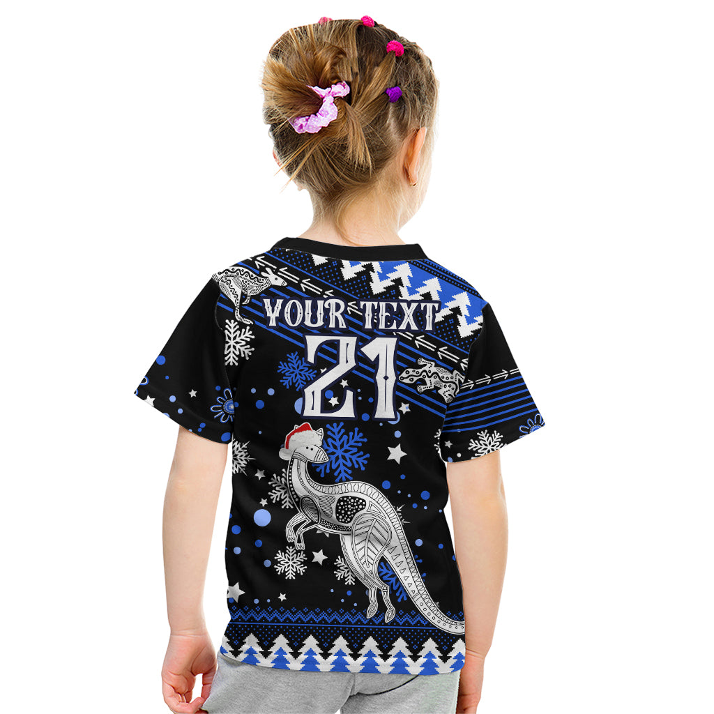 custom-north-kangaroos-football-kid-t-shirt-roos-christmas-vibe-2023