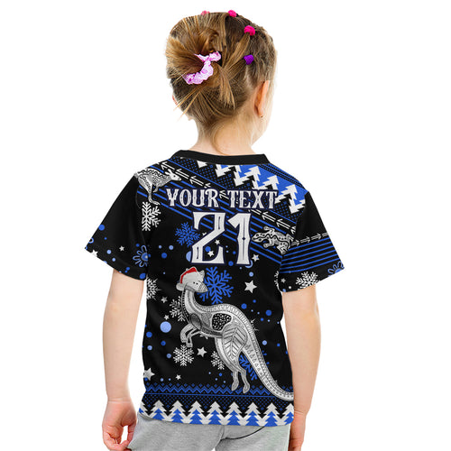 custom-north-kangaroos-football-kid-t-shirt-roos-christmas-vibe-2023