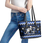 custom-north-kangaroos-football-leather-tote-bag-roos-christmas-vibe-2023