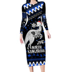 custom-north-kangaroos-football-long-sleeve-bodycon-dress-roos-christmas-vibe-2023