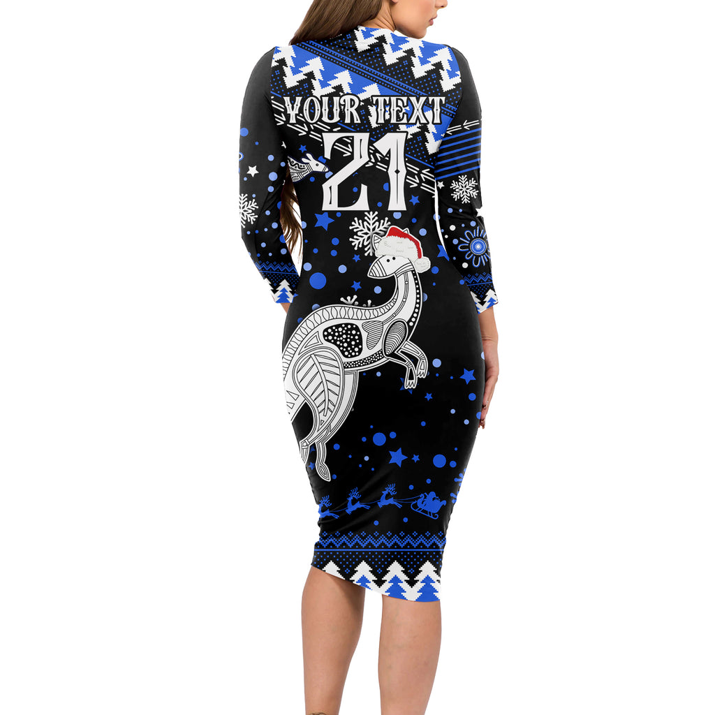 custom-north-kangaroos-football-long-sleeve-bodycon-dress-roos-christmas-vibe-2023