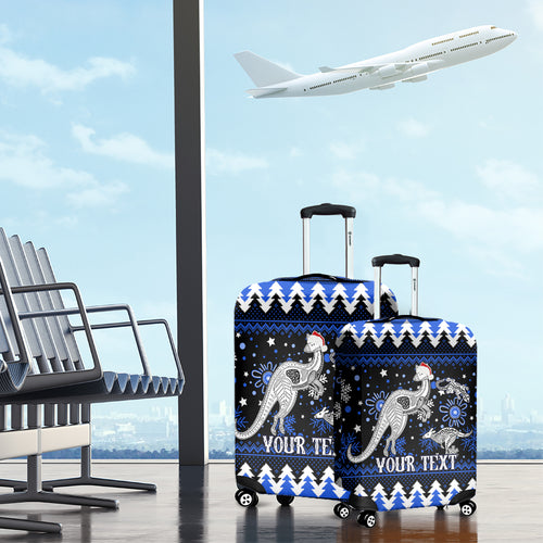 custom-north-kangaroos-football-luggage-cover-roos-christmas-vibe-2023
