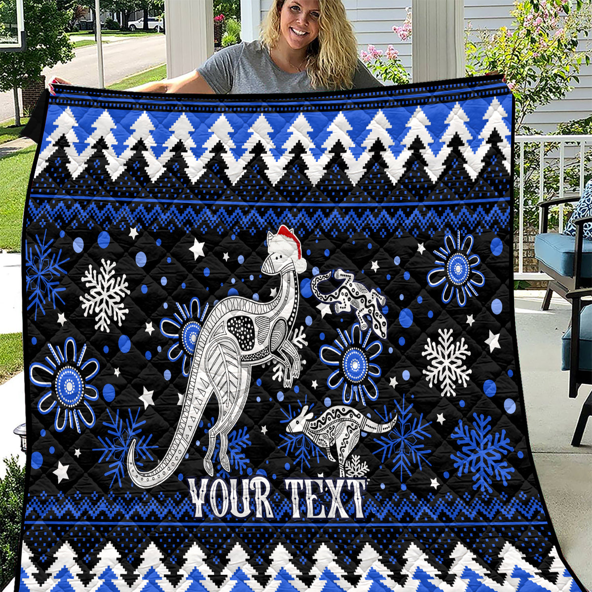custom-north-kangaroos-football-quilt-roos-christmas-vibe-2023