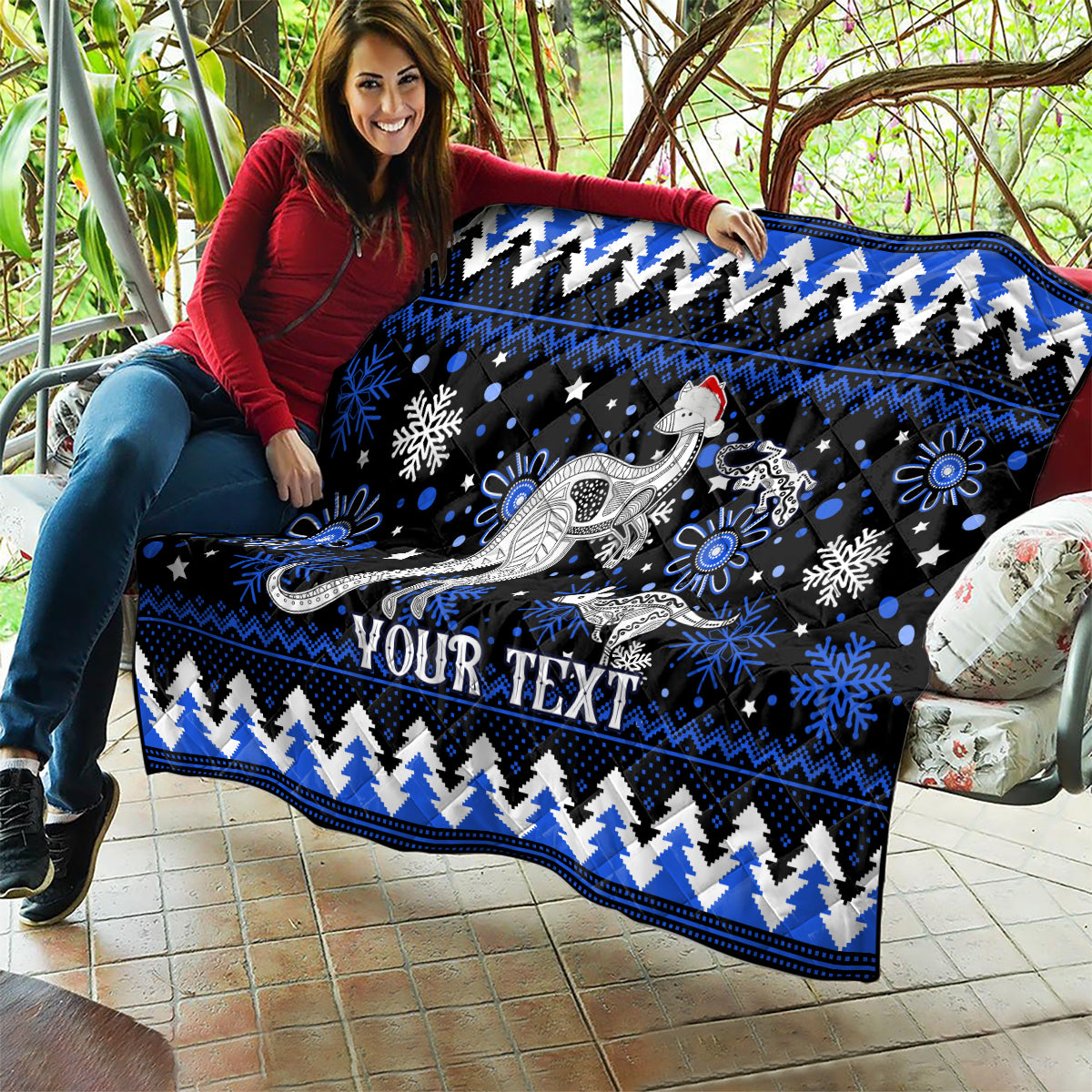 custom-north-kangaroos-football-quilt-roos-christmas-vibe-2023