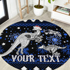 custom-north-kangaroos-football-round-carpet-roos-christmas-vibe-2023