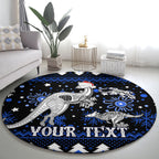custom-north-kangaroos-football-round-carpet-roos-christmas-vibe-2023