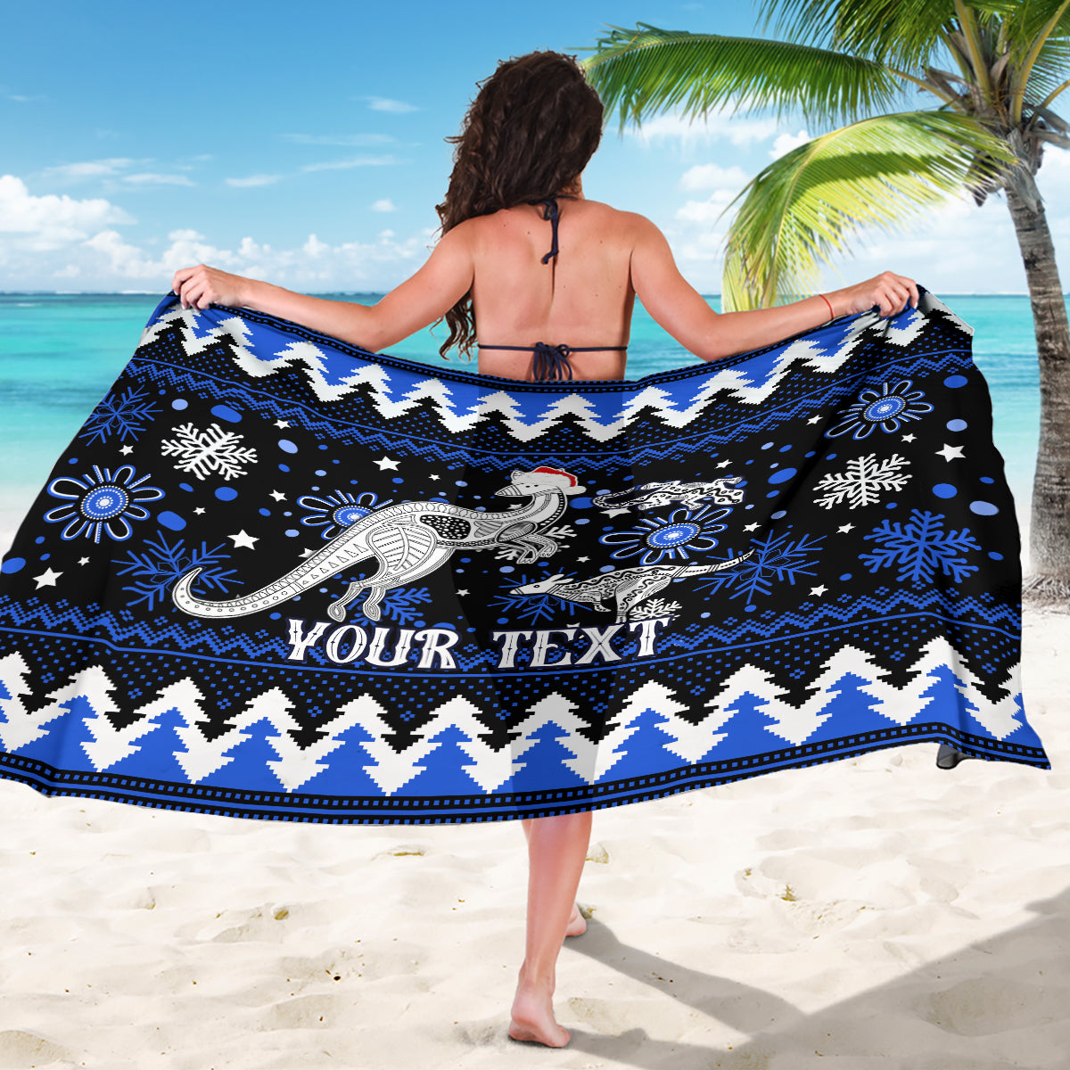 custom-north-kangaroos-football-sarong-roos-christmas-vibe-2023