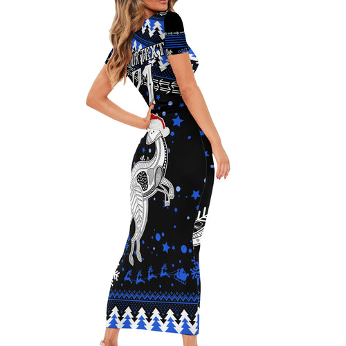 custom-north-kangaroos-football-short-sleeve-bodycon-dress-roos-christmas-vibe-2023