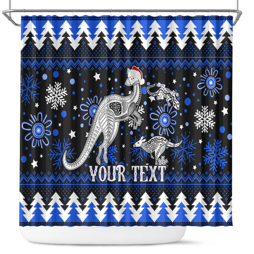 custom-north-kangaroos-football-shower-curtain-roos-christmas-vibe-2023