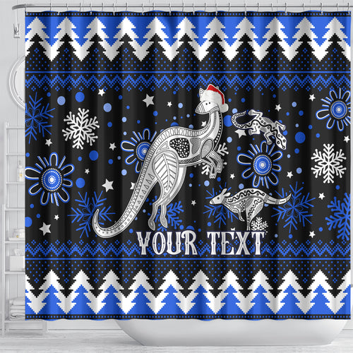 custom-north-kangaroos-football-shower-curtain-roos-christmas-vibe-2023