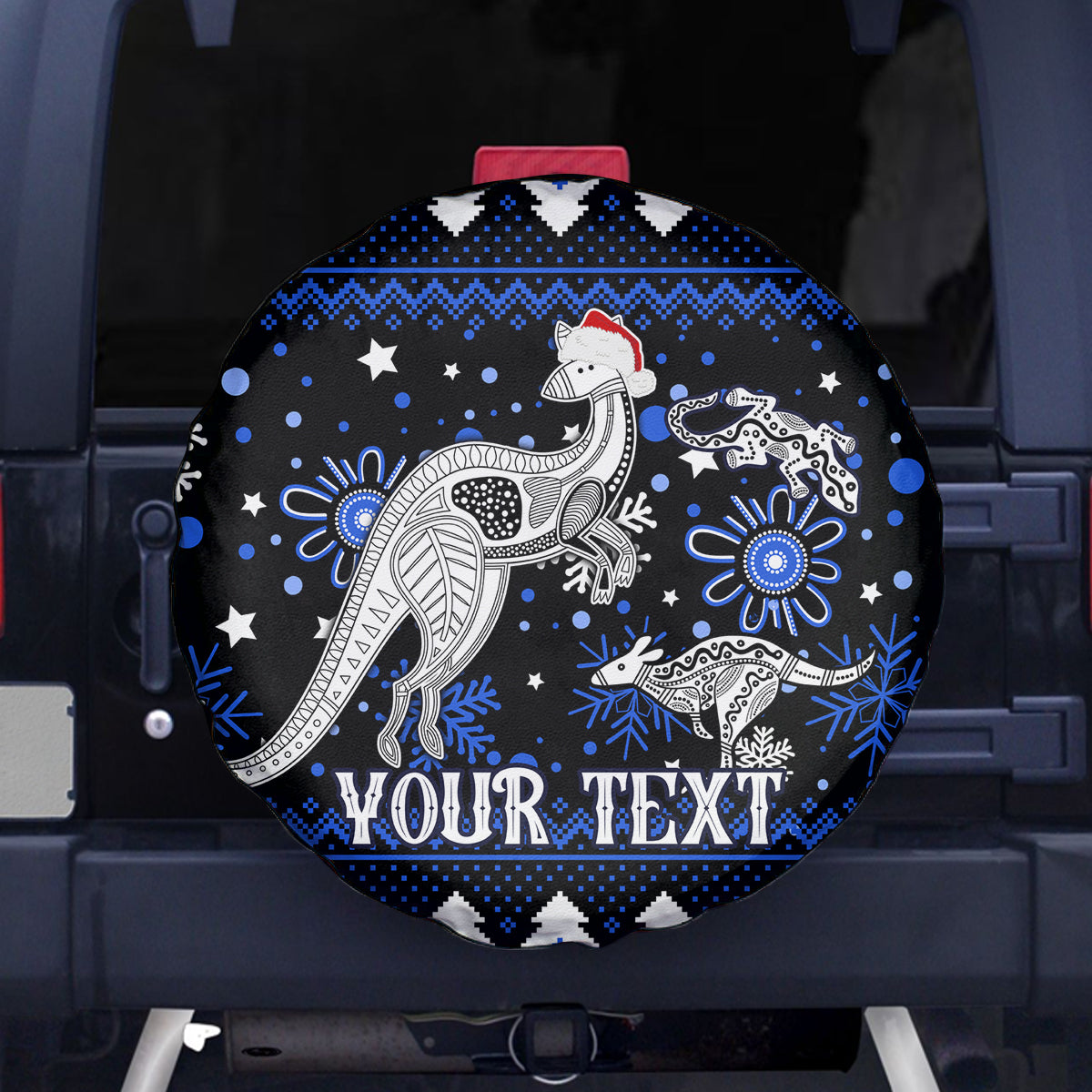 custom-north-kangaroos-football-spare-tire-cover-roos-christmas-vibe-2023