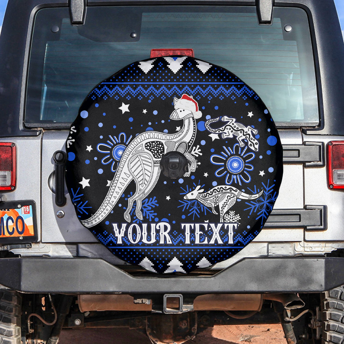 custom-north-kangaroos-football-spare-tire-cover-roos-christmas-vibe-2023