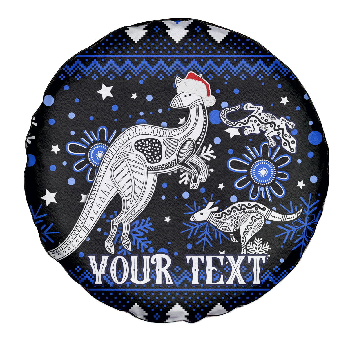 custom-north-kangaroos-football-spare-tire-cover-roos-christmas-vibe-2023