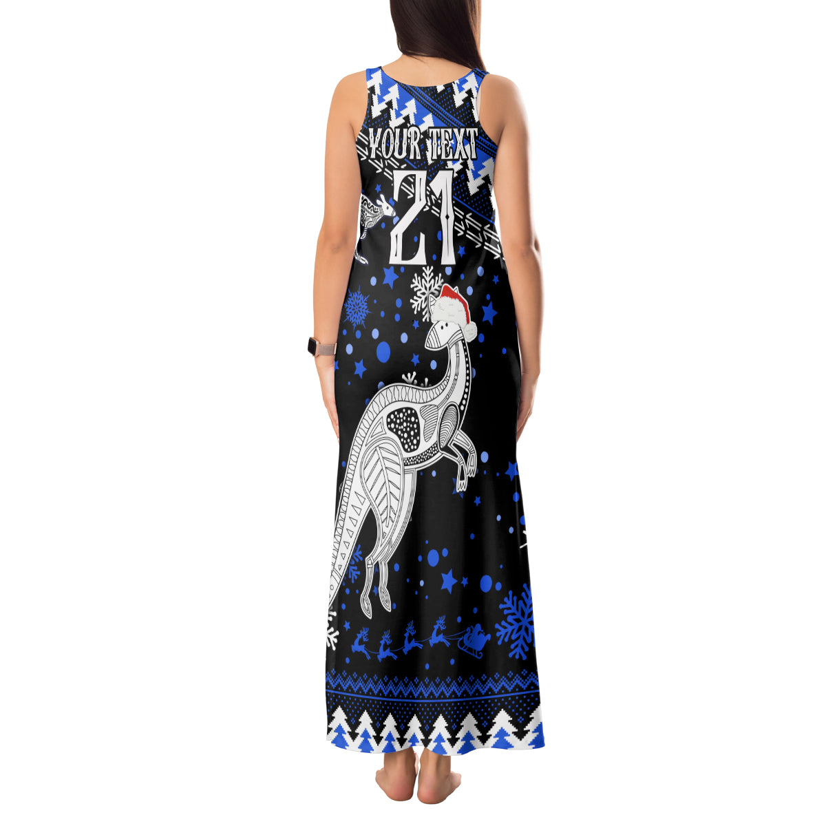 custom-north-kangaroos-football-tank-maxi-dress-roos-christmas-vibe-2023