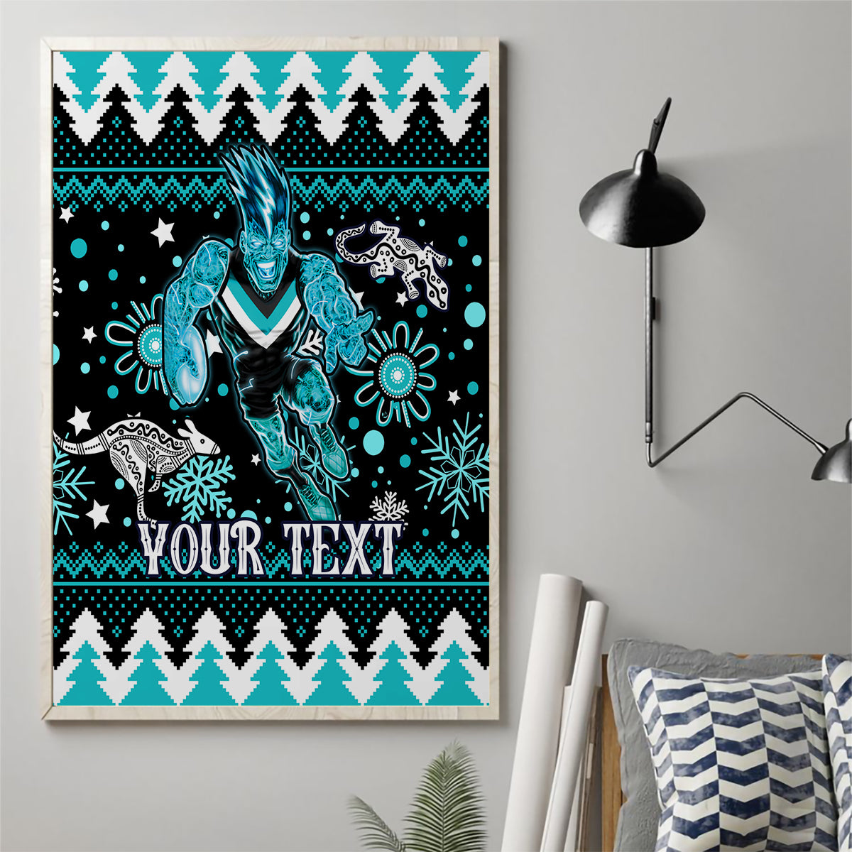 custom-port-adelaide-power-football-canvas-wall-art-port-adelaide-power-football-christmas-vibe-2023