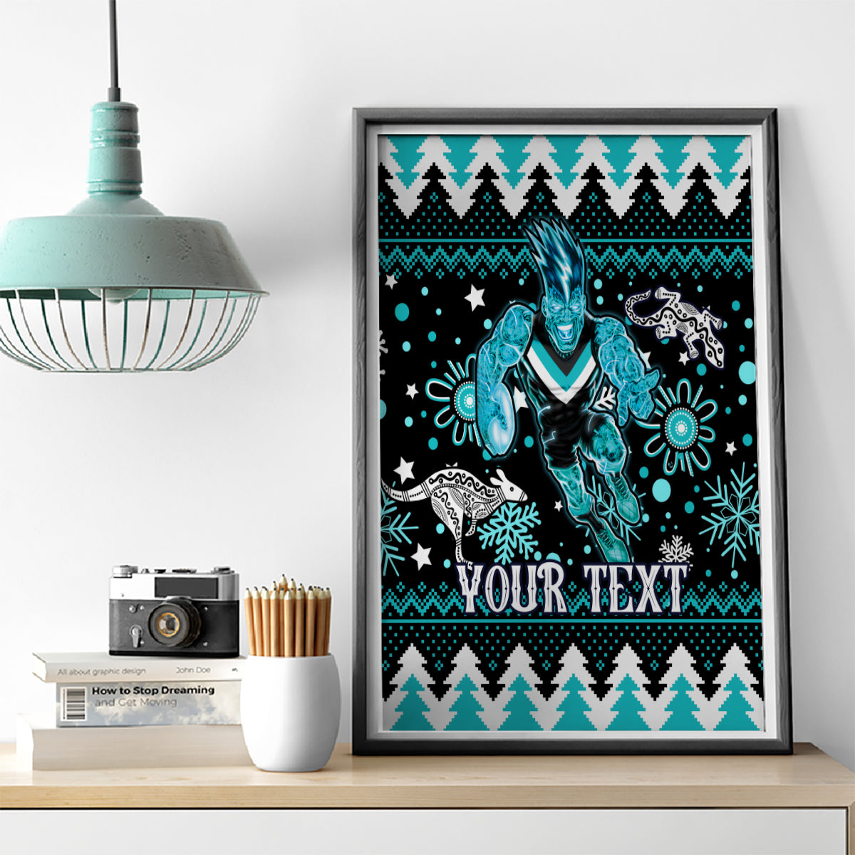custom-port-adelaide-power-football-canvas-wall-art-port-adelaide-power-football-christmas-vibe-2023