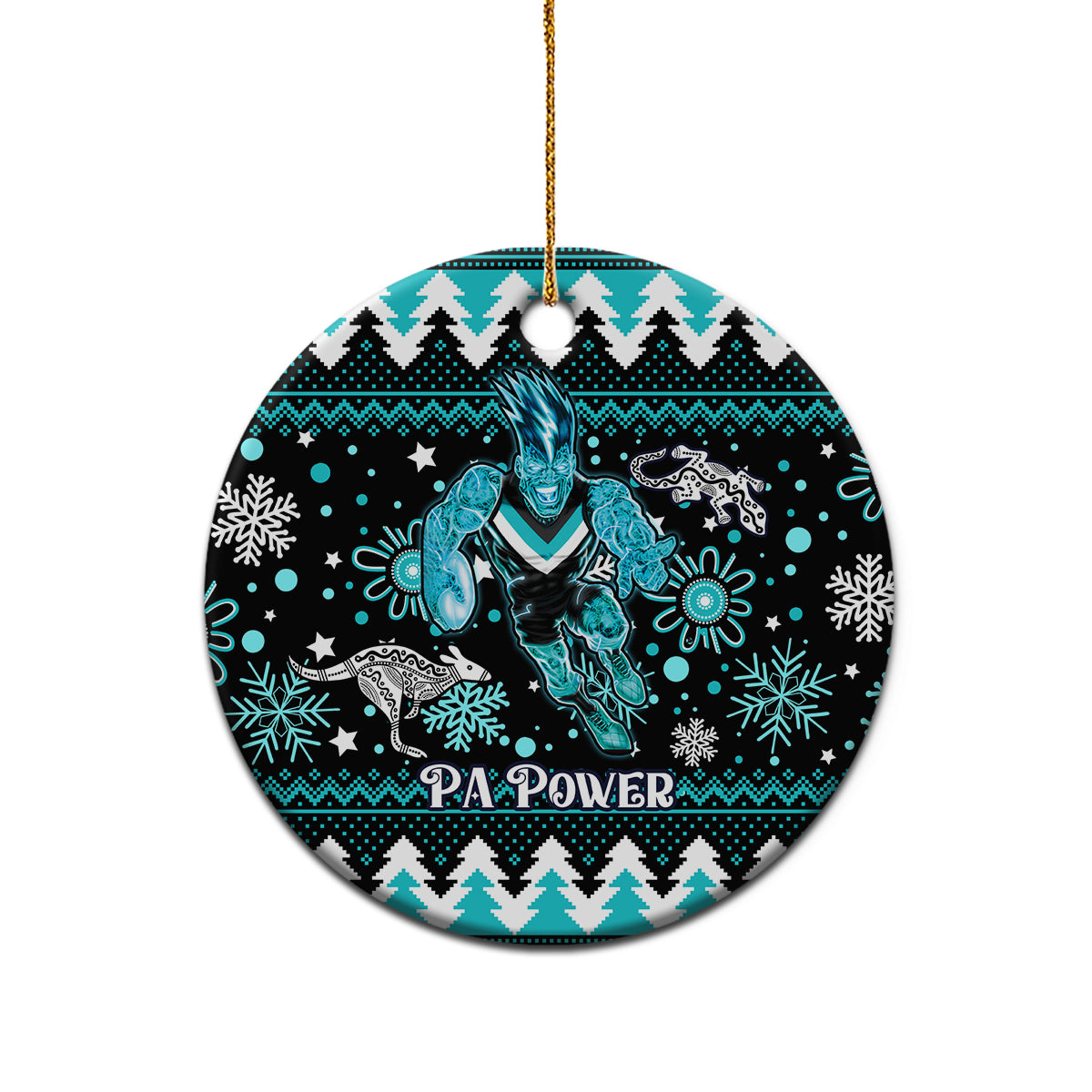 custom-port-adelaide-power-football-ceramic-ornament-port-adelaide-power-football-christmas-vibe-2023