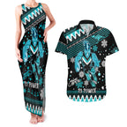custom-port-adelaide-power-football-couples-matching-tank-maxi-dress-and-hawaiian-shirt-port-adelaide-power-football-christmas-vibe-2023