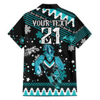 custom-port-adelaide-power-football-family-matching-off-shoulder-short-dress-and-hawaiian-shirt-port-adelaide-power-football-christmas-vibe-2023