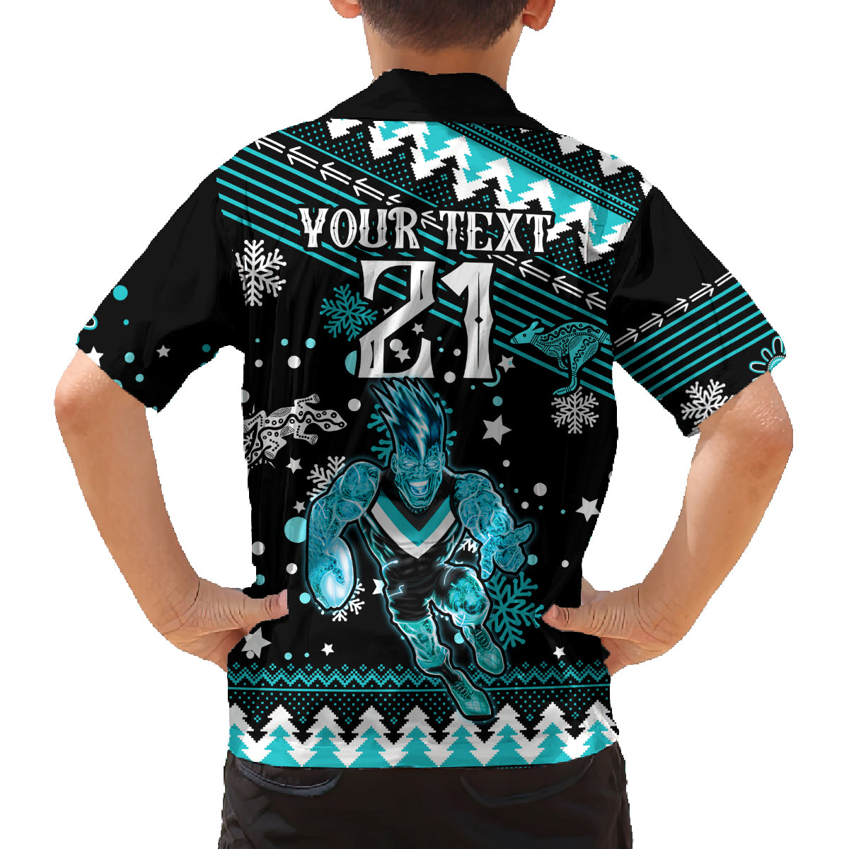 custom-port-adelaide-power-football-family-matching-tank-maxi-dress-and-hawaiian-shirt-port-adelaide-power-football-christmas-vibe-2023