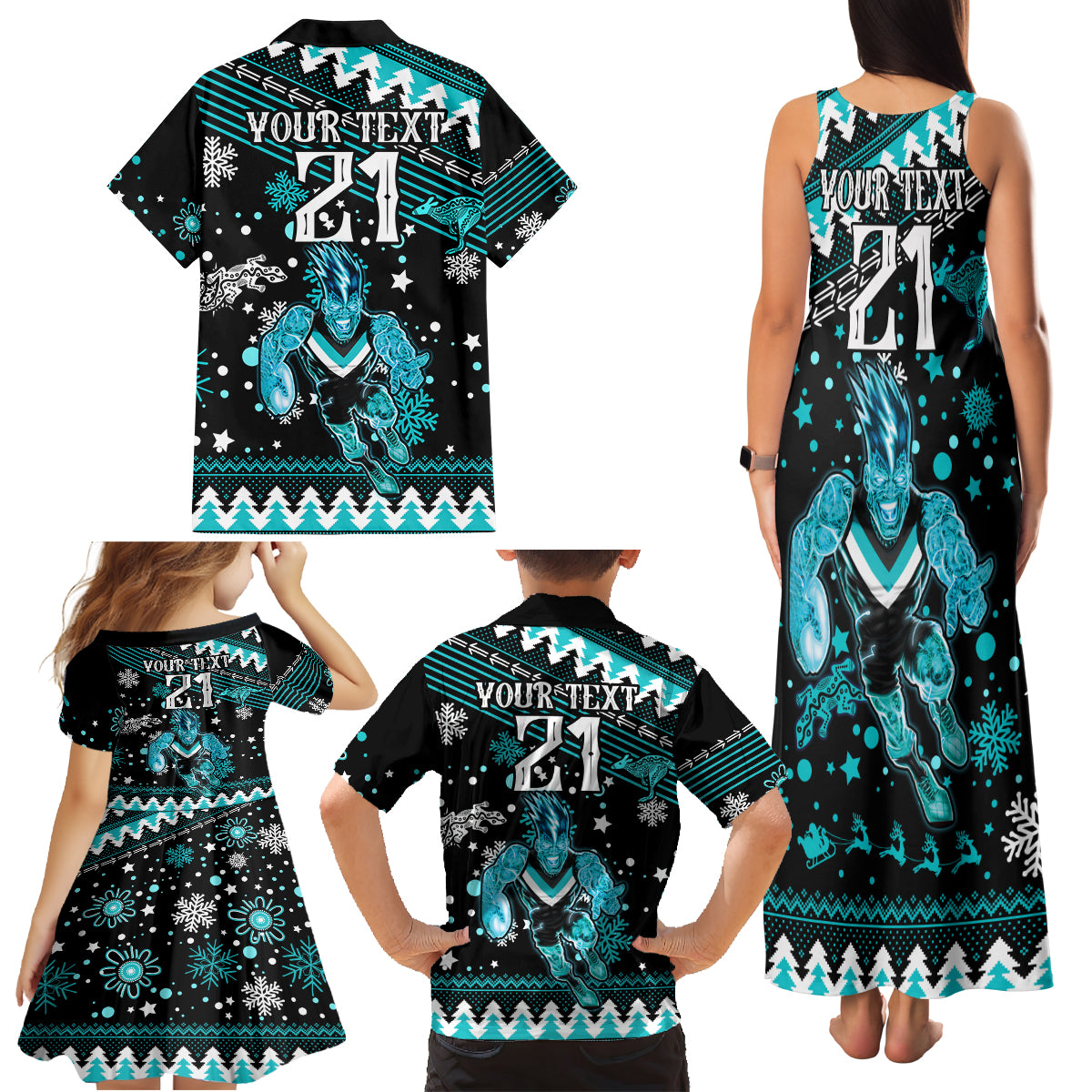 custom-port-adelaide-power-football-family-matching-tank-maxi-dress-and-hawaiian-shirt-port-adelaide-power-football-christmas-vibe-2023