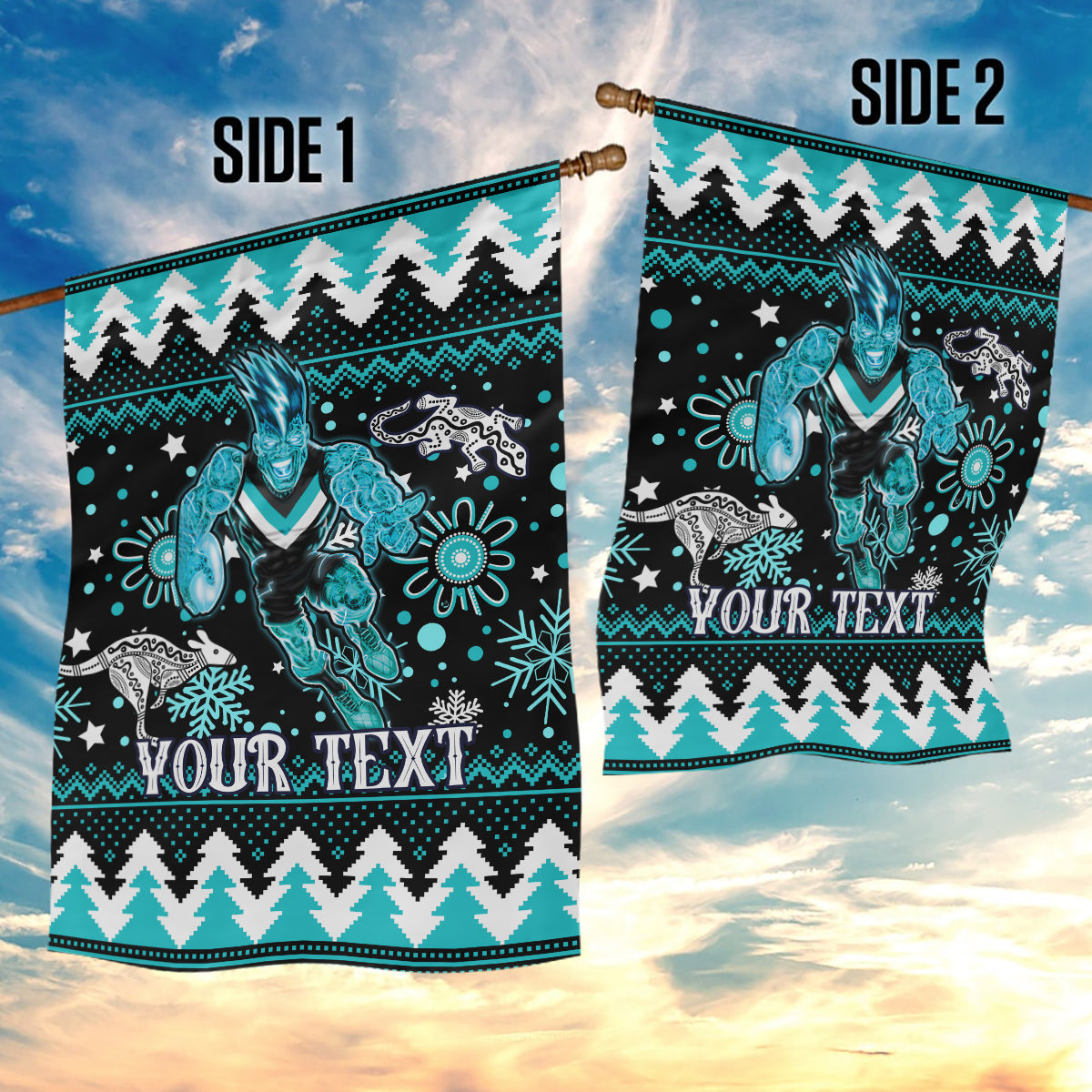 custom-port-adelaide-power-football-garden-flag-port-adelaide-power-football-christmas-vibe-2023