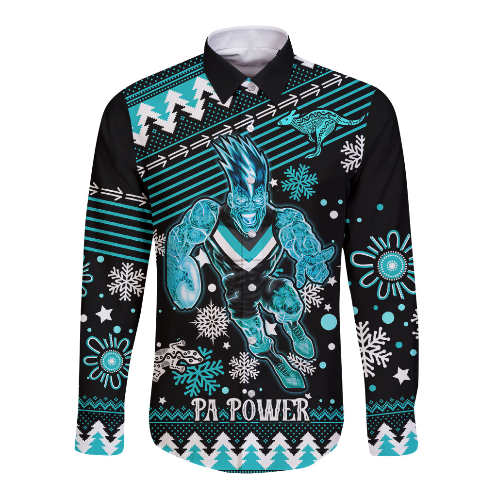 custom-port-adelaide-power-football-long-sleeve-button-shirt-port-adelaide-power-football-christmas-vibe-2023