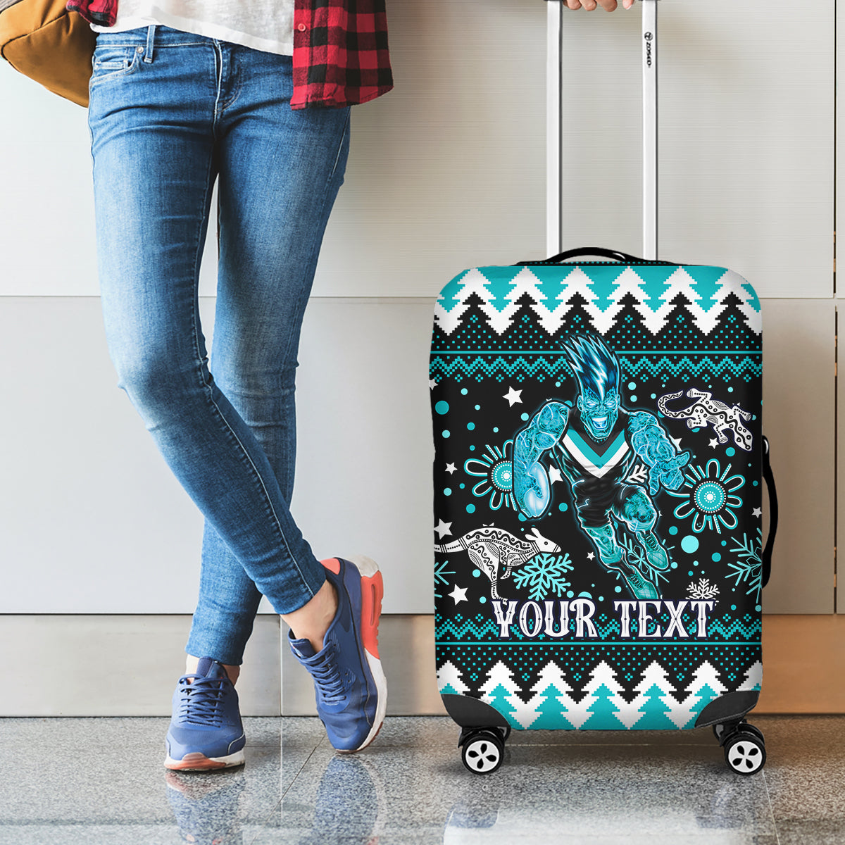 custom-port-adelaide-power-football-luggage-cover-port-adelaide-power-football-christmas-vibe-2023