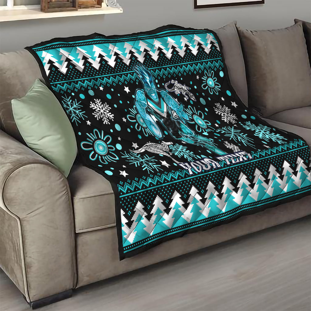 custom-port-adelaide-power-football-quilt-port-adelaide-power-football-christmas-vibe-2023